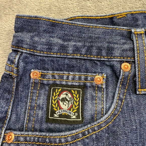 Cinch Men Black Label MB90633002 Denim Jeans Size 40x34 Straight Leg Cotton - Picture 5 of 10